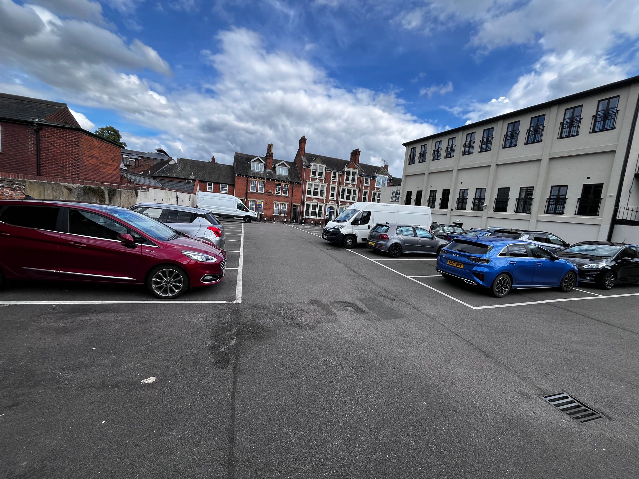 Parking at the rear of Koryu
